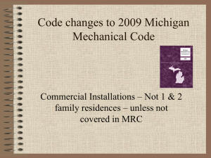 net occupiable floor area - Mechanical Inspectors of Michigan