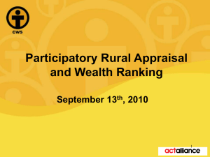 CWS: Participatory Wealth Ranking (Cambodia)