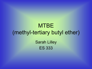 MTBE (methyl-tertiary butyl ether)