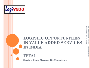 logistic opportunities in value added services
