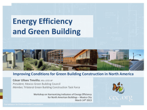 Energy Efficiency and Green Building