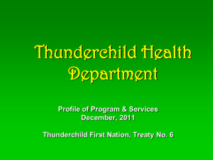 Memorial - Thunderchild First Nation