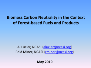 Biomass Carbon Neutrality in the Context of Forest