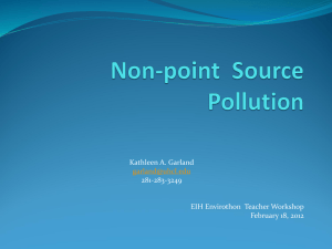 Non-point Source Pollution