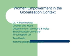 Impact of Globalisation on Women in India