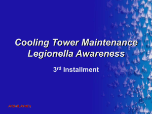 Cooling Tower Maintenance Legionella Awarness