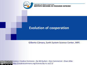 Evolution of cooperation - DPI