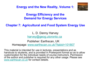 Powerpoint file for Chapter 7 (Agriculture and the food system)