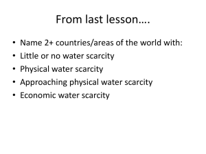 lesson 3 water - SLC Geog A Level Blog