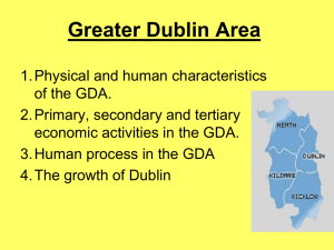 Greater Dublin Area - Scoil Mhuire Geography