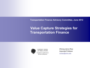 Value capture - Minnesota Department of Transportation
