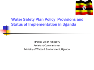 WSP Policy Experiences in Uganda