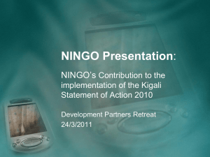6. NINGO Presentation - Rwanda Development Partners