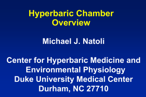 Hyperbaric Chamber Overview 2014