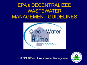 EPA Decentralized Wastewater Management