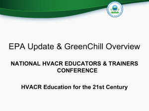 EPA GreenChill - HVAC Excellence