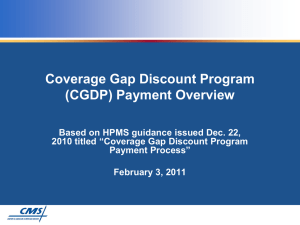 Coverage Gap Discount Program (CGDP