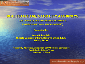 Real Estate FAQ - Nichols, Jackson, Dillard, Hager & Smith. LLP