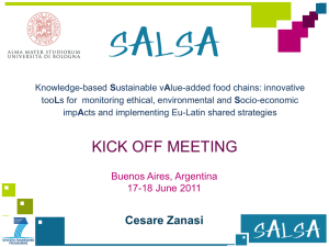 SALSA: Knowledge-based Sustainable Value