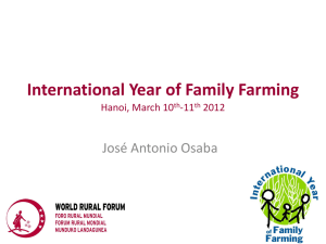 Presentación de PowerPoint - Asian Farmers Association for