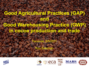 (GAP) and Good Warehousing Practices