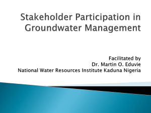 Stakeholder Participation 2.9 MB - AGW-Net