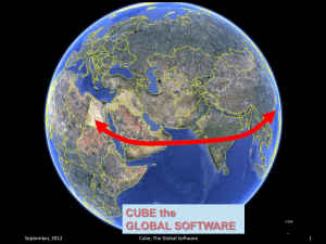 Cube, The Global Software