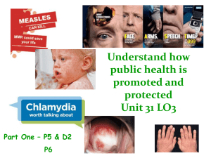 Understand how public health is promoted and protected