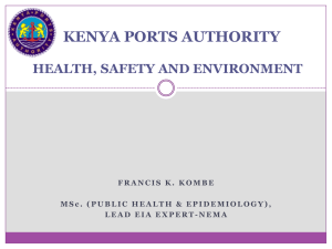 the kenya ports authority emergency management plan