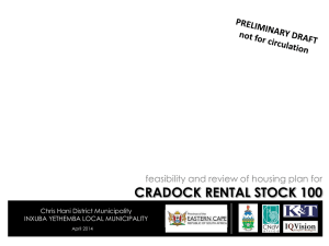 Cradock Middle Rental Stock Feasibility Report