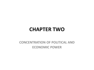 lesson two - the political economy of war