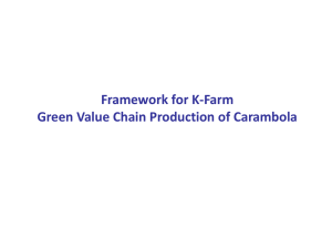 Framework for Greening the Agri-food Supply Chain