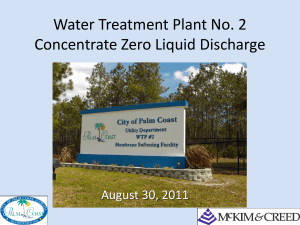 WTP No. 2 Concentrate Zero Liquid Discharge