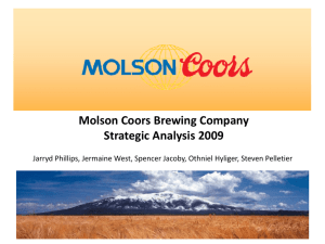 Presentation Molson Coors
