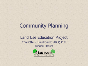 Community Planning PowerPoint