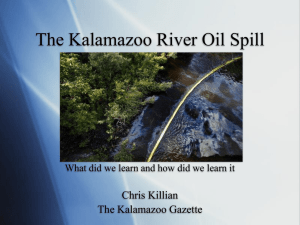 The Kalamazoo River Oil Spill