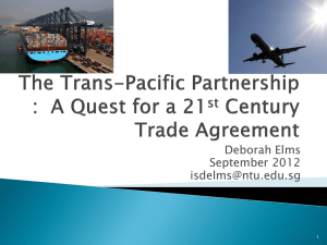 Trade Expansion in a Time of Economic Crisis? Following the Trans