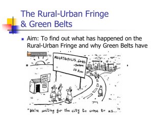The Rural-Urban Fringe