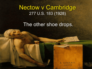 Nectow v Cambridge 277 U.S. 183 (1928)