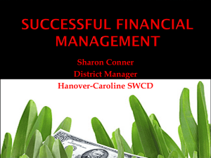 Successful Financial Management