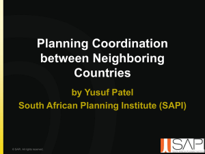 Planning Neighbouring Countries - ZIRUP