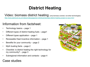 District heating – Case studies