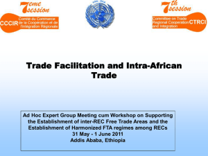 Trade Facilitation and Intra