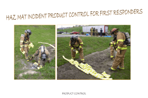 SGFD Product Control - Sugar Grove Fire Academy