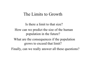 limits to growth lecture