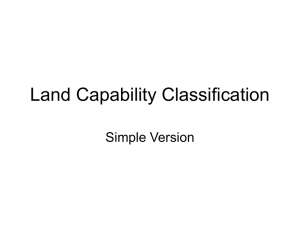 Land Capability Classification