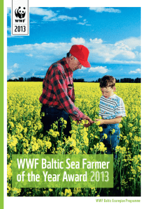 WWF Baltic Sea Farmer of the Year Award 2013