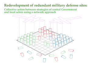 Redevelopment of redundant military defense sites: