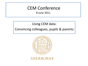 CEM Conference 8 June 2011