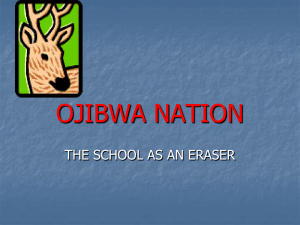 Ojibwa Nation PowerPoint